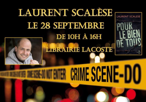 Lire la suite à propos de l’article Week-end Polar chez Lacoste : Laurent Scalese se dévoile avant le 27 septembre…