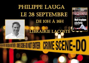 Lire la suite à propos de l’article Week-end Polar chez Lacoste : Philippe Lauga se dévoile avant le 28 septembre…