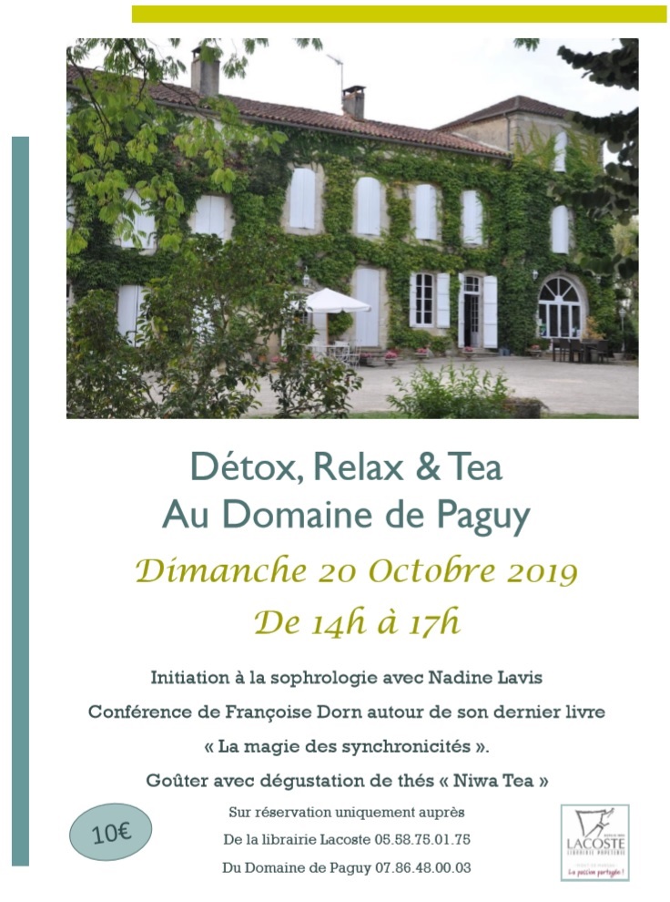 Lire la suite à propos de l’article Détox, Relax & Tea