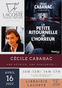 Lire la suite à propos de l’article Un auteur, Une rencontre avec Cécile Cabanac