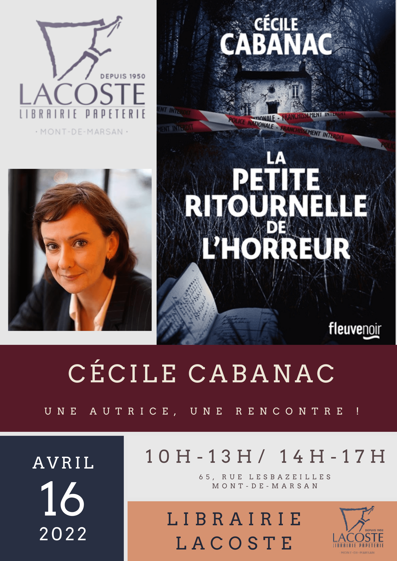 You are currently viewing Un auteur, Une rencontre avec Cécile Cabanac